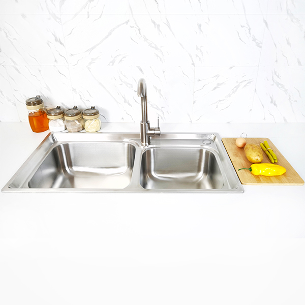 Creave topmount kitchen sink S-8143A1 front view
