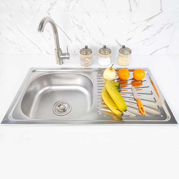 Topmount Kitchen Sink With Tray S-7540SA front view