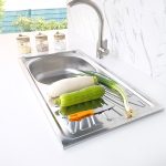 Topmount Kitchen Sink With Tray S-7540SA side view